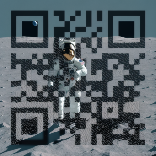 KI QR Code Astronaut2