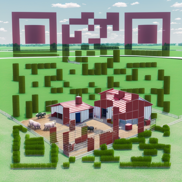 KI QR-Code Bauernhof