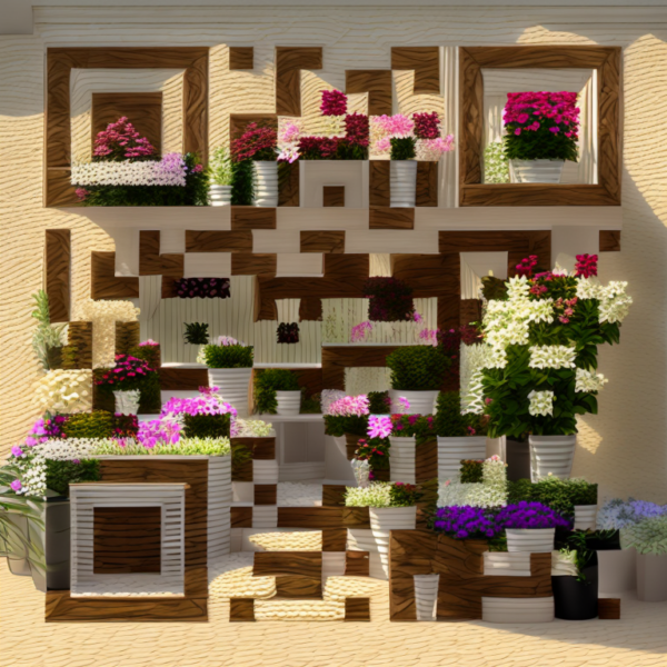 KI QR-Code Blumen4