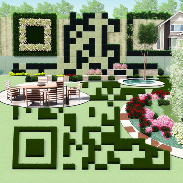 KI QR Code Garten