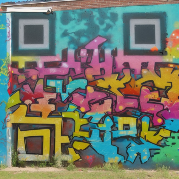 KI QR-Code Graffiti 2