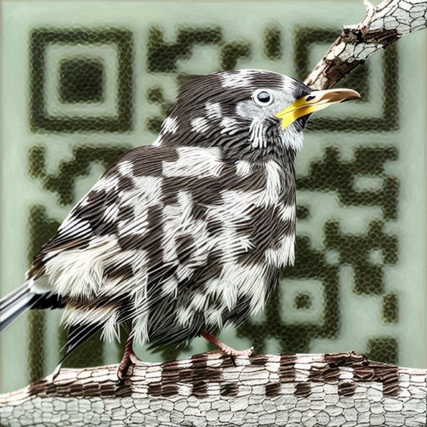 KI QR-Code Vogel